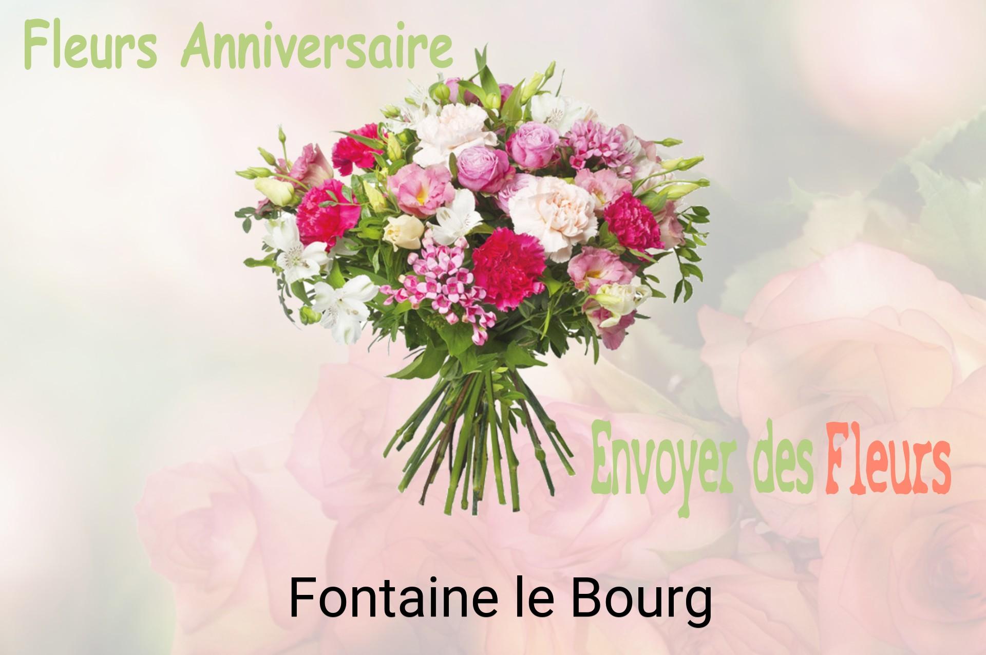 Bouquet de fleurs d’anniversaire livré à Fontaine-le-Bourg
