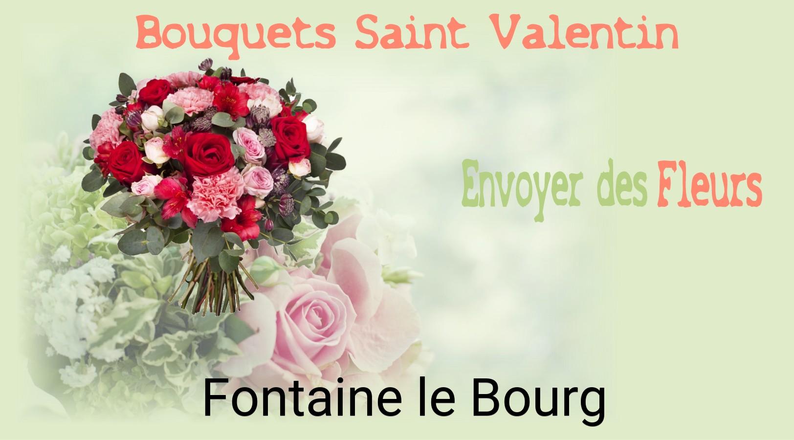 Roses de Saint-Valentin livrées à Fontaine-le-Bourg